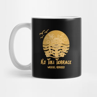 Ko Tiki Terrace , Honolulu - Waikiki Tiki Bar Retro Lounge Hawaiin Vintage Collection Mug